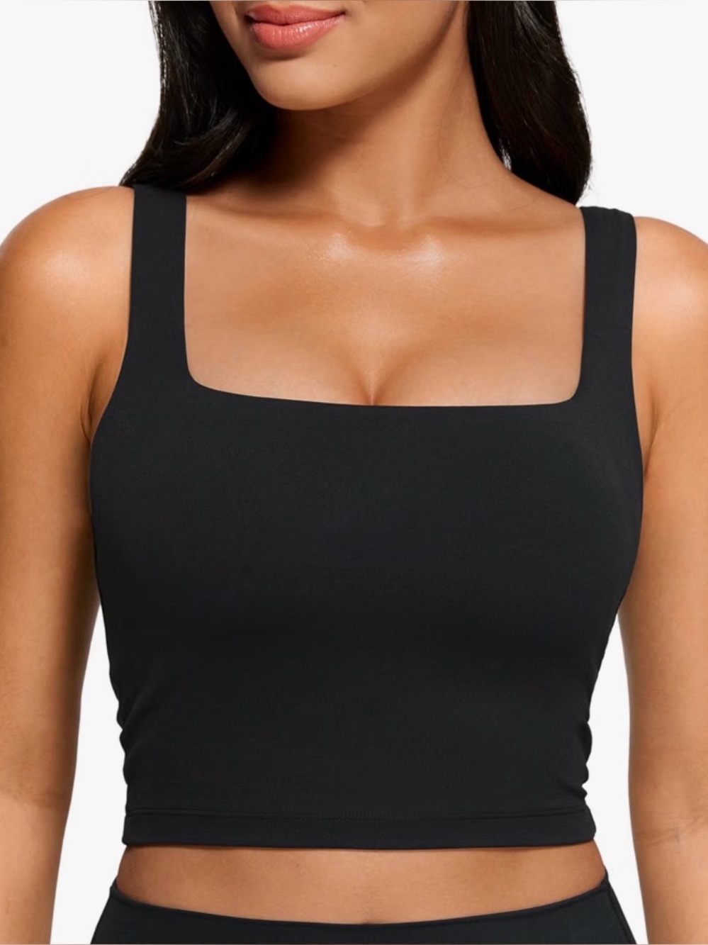 Crz Yoga Butterluxe Square Neck Crop